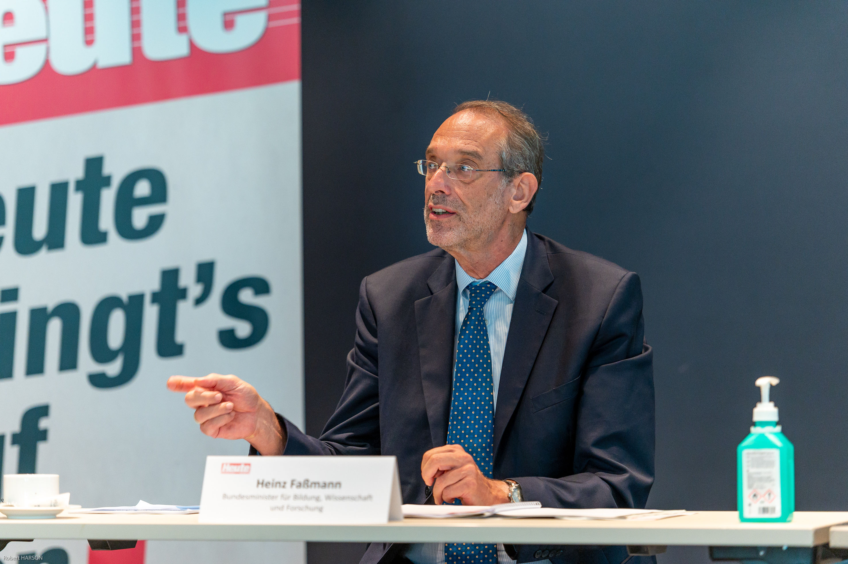 Bildungsminister Heinz Faßmann