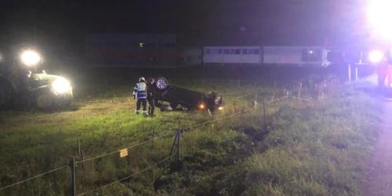 Der 19-Jährige hob mit dem Auto ab und flog durch die Luft.