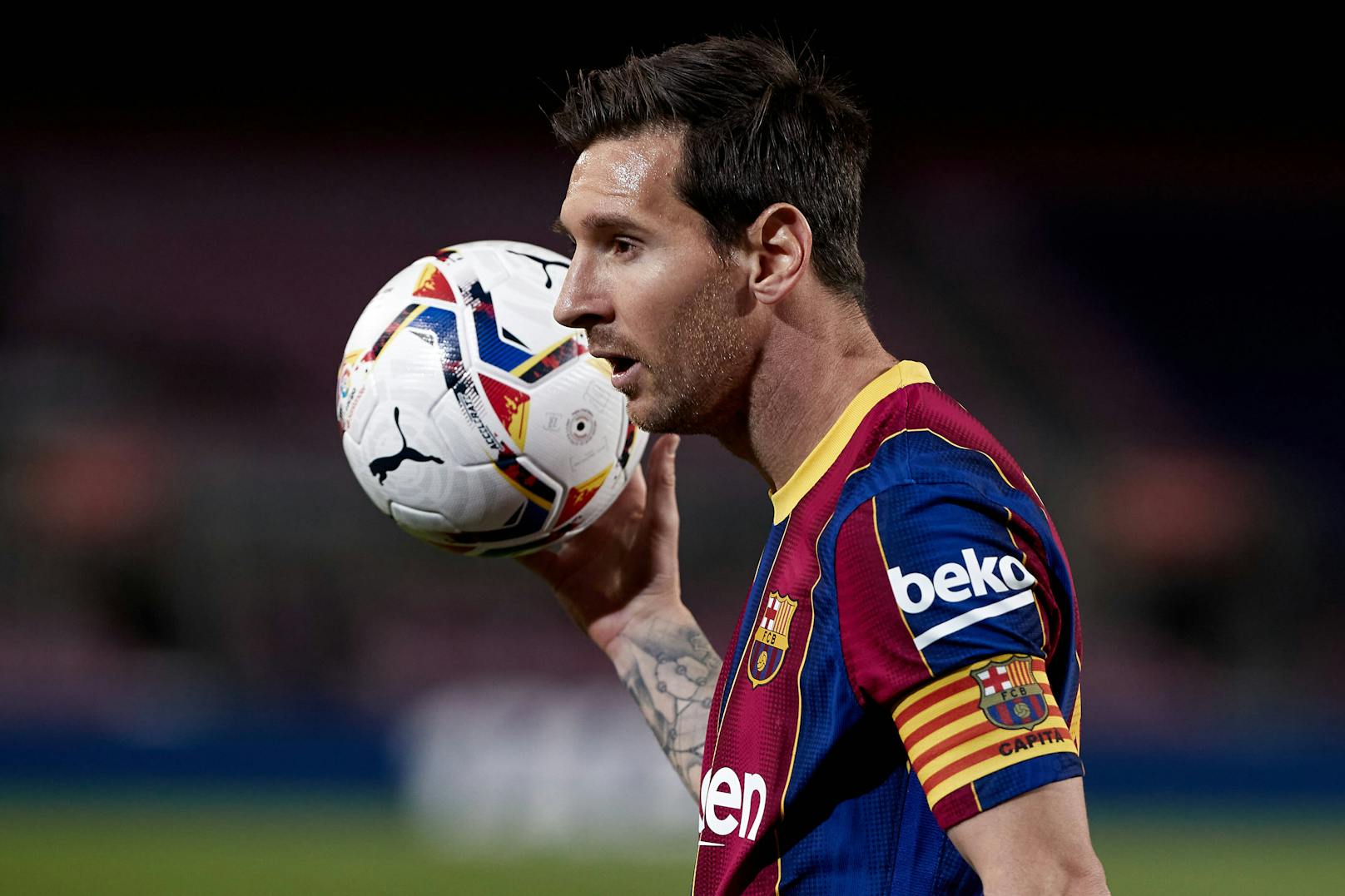 Lionel Messi entschuldigt sich bei den Barcelona-Fans. 