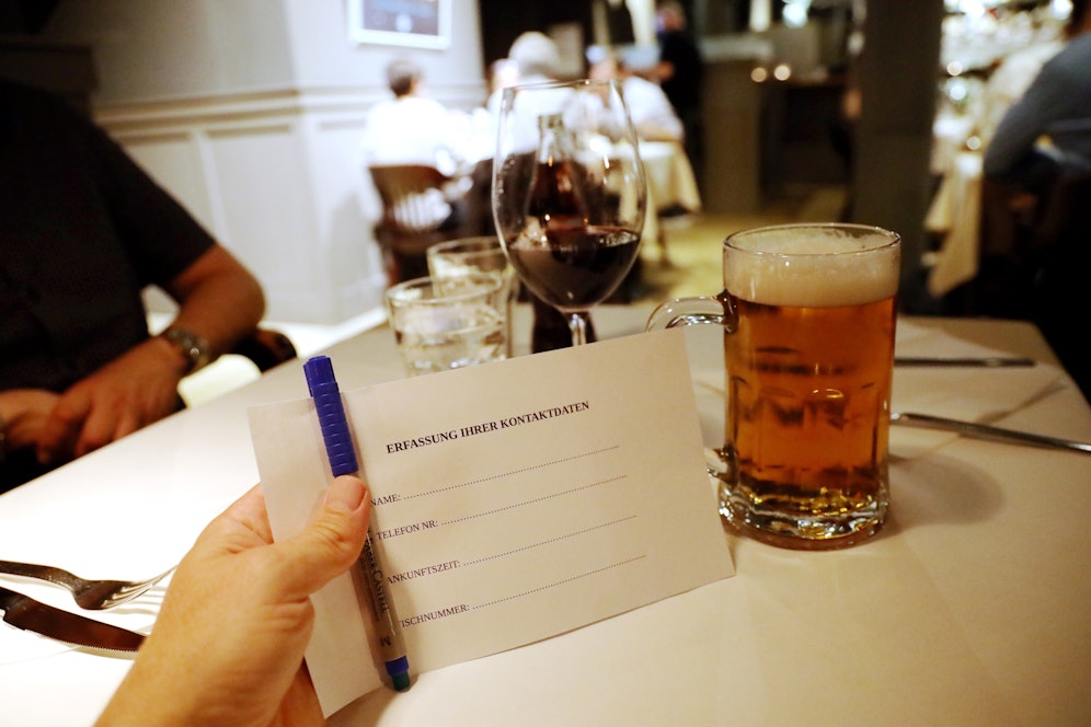 In Wien gilt die Registrierungspflicht in der Gastronomie.