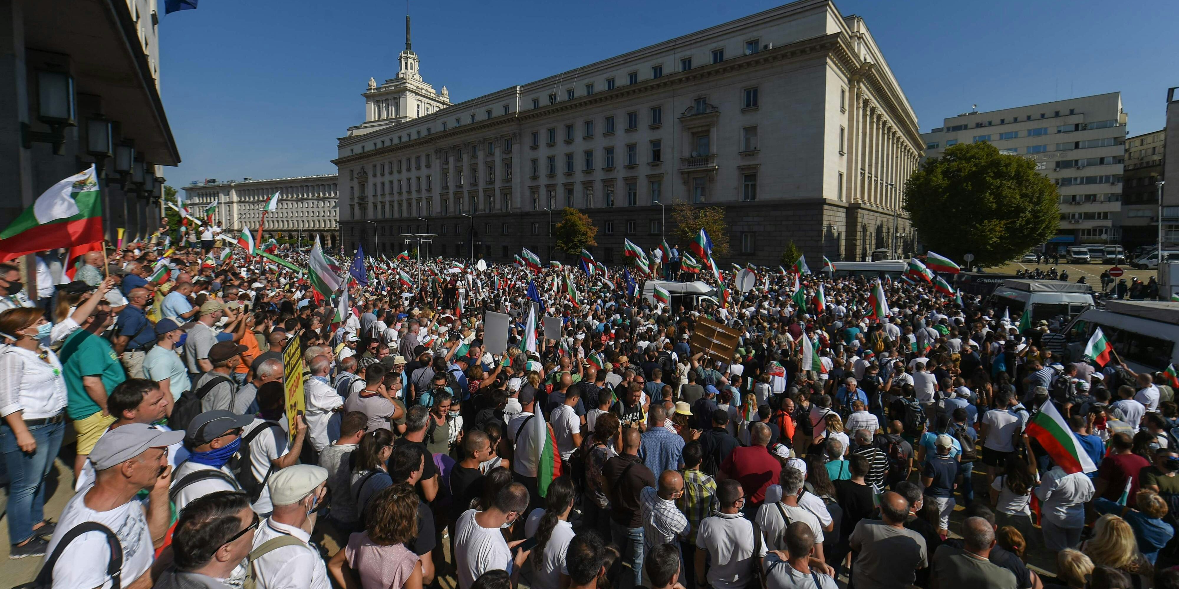 Der Protest am 56. Tag der Demos hatte das Motto "Großer Volksaufstand".