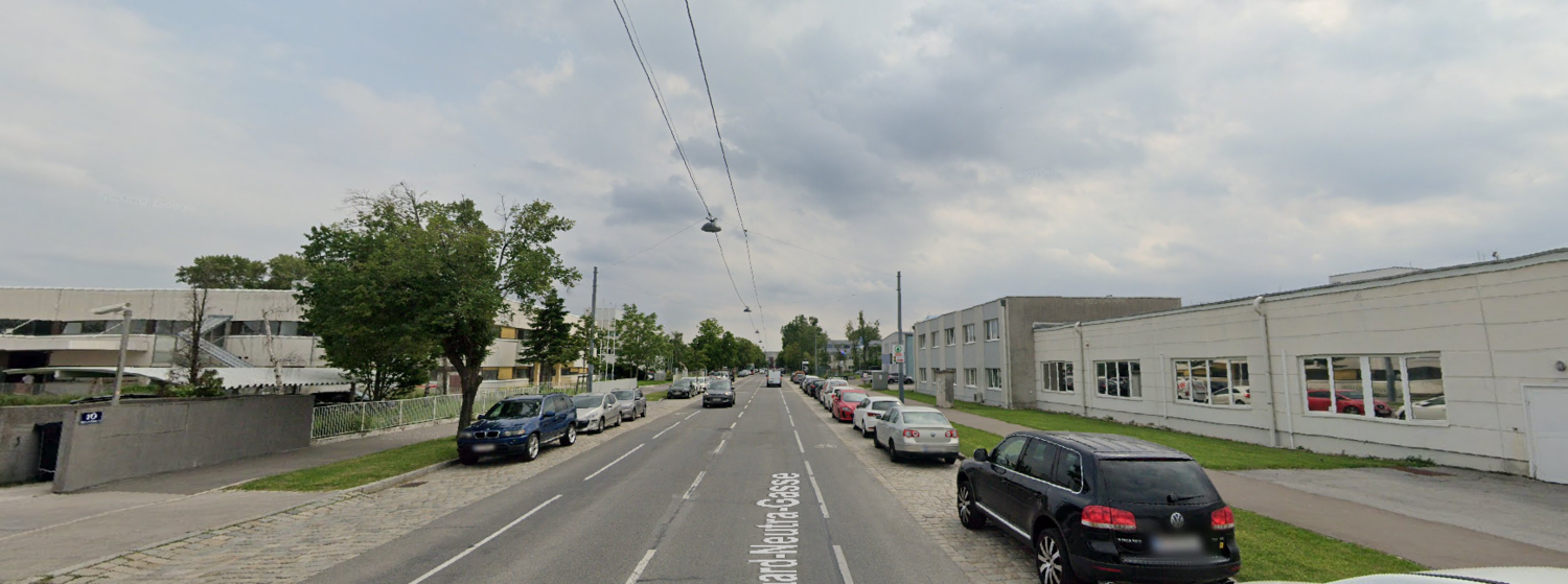 Besagtes Gewerbegebiet in Wien-Leopoldau
