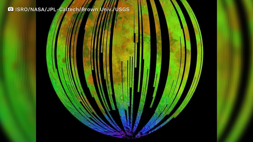 Unser Erd-Trabant rostet und unser Planet ist vermutlich schuld daran.