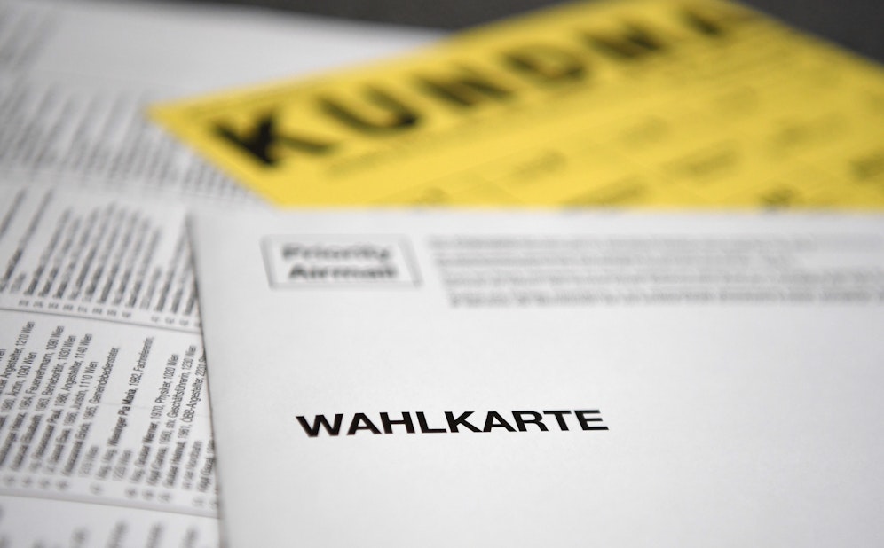 Wahlkarte Wien-Wahl
