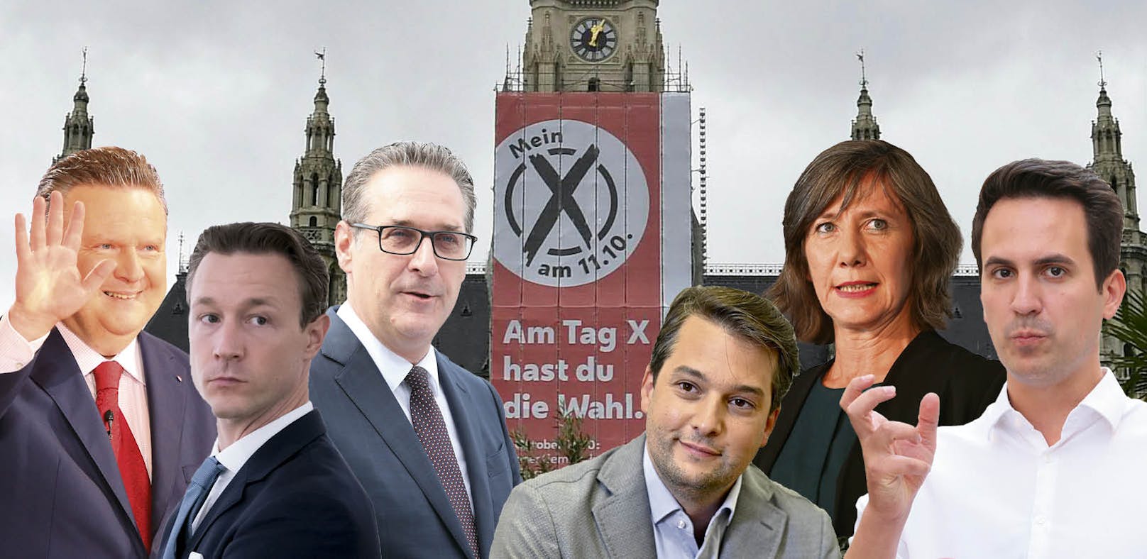 Wien-Wahl Spitzenkandidaten