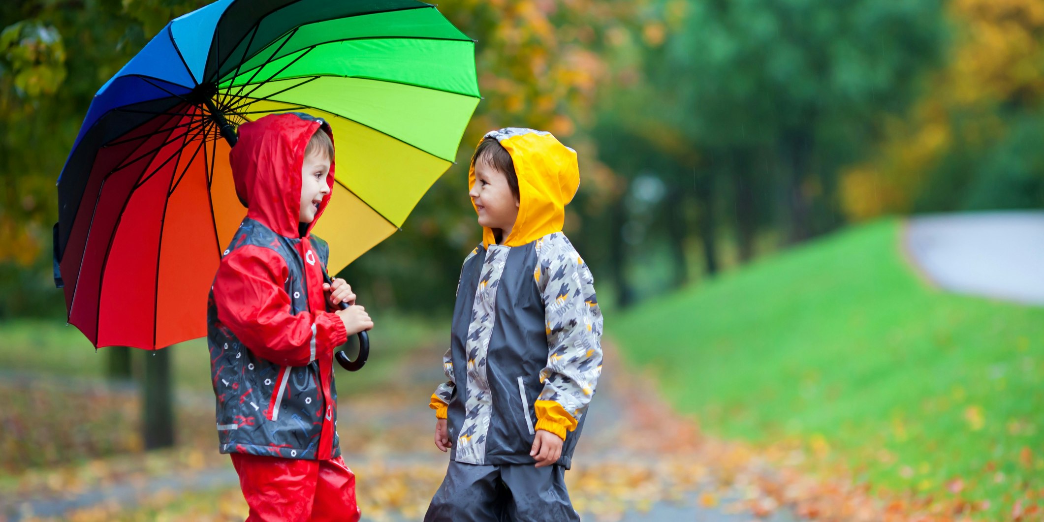 Morgens ist eine Regenjacke noch notwendig, vormittags kommt dann immer mehr die Sonne raus