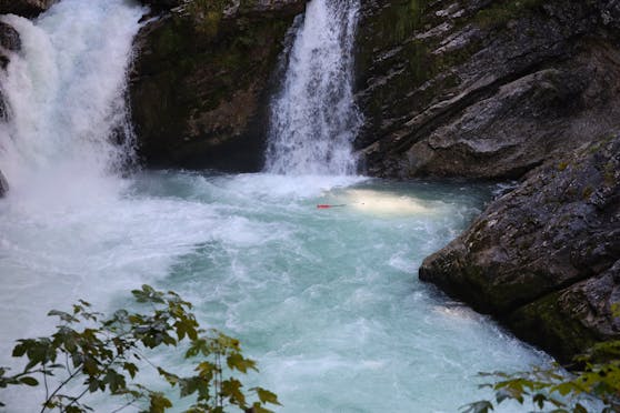 Hier passierte der Raftingunfall.