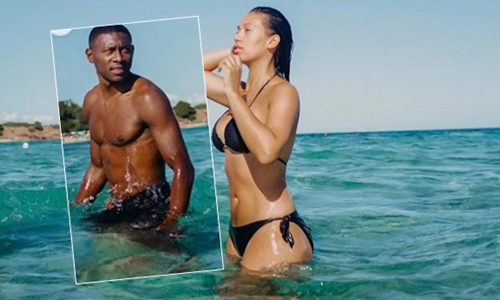 David Alaba und Shalimar Heppner