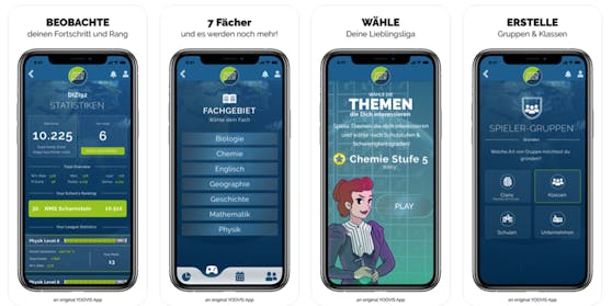 Das jüngste Mitglied am A1 Start Up Campus, Yoovis, punktet mit seiner lehrplanbasierten App YooQuiz.