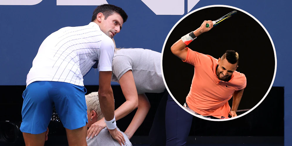 Nick Kyrgios kritisiert Novak Djokovic nach dessen Disqualifikation.