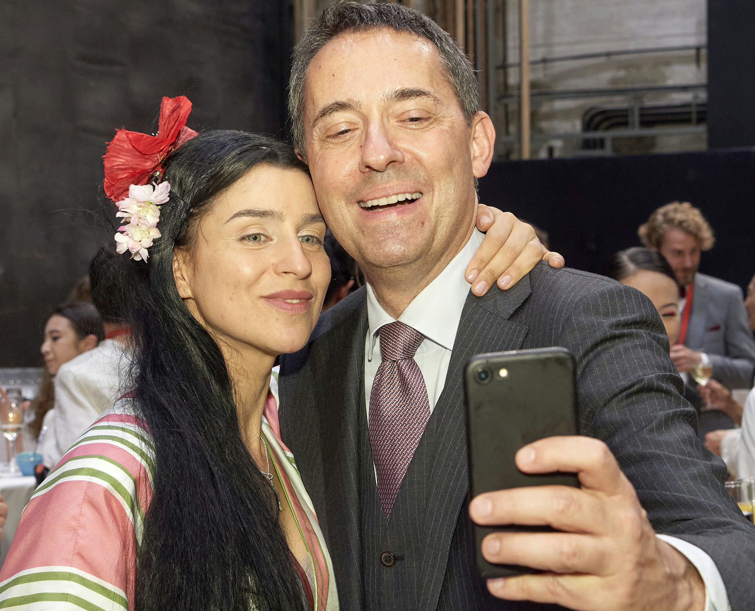 Sängerion Asmik Grigorian und Staatsoperndirektor&nbsp;Bogdan Roscic.