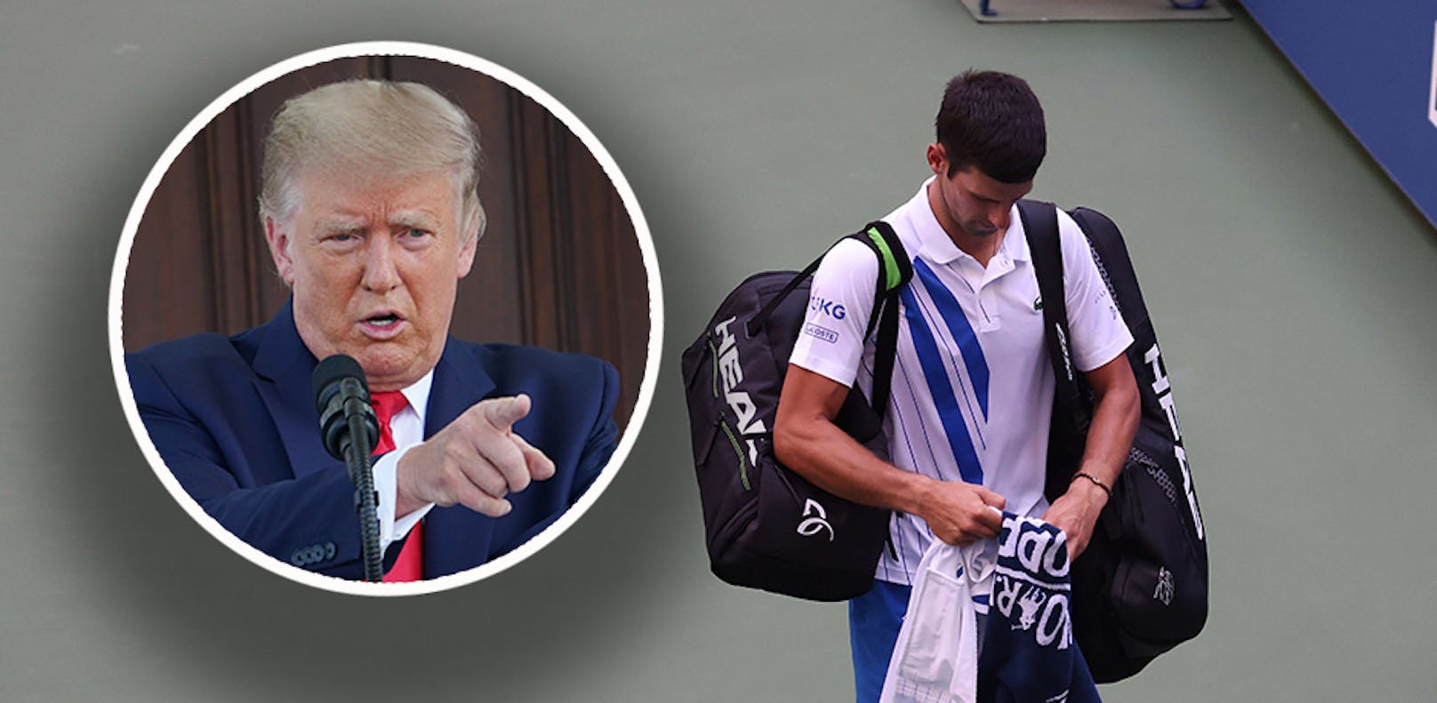 Die serbischen Medien schäumen: Wurde Djokovic wegen Trump disqualifiziert?