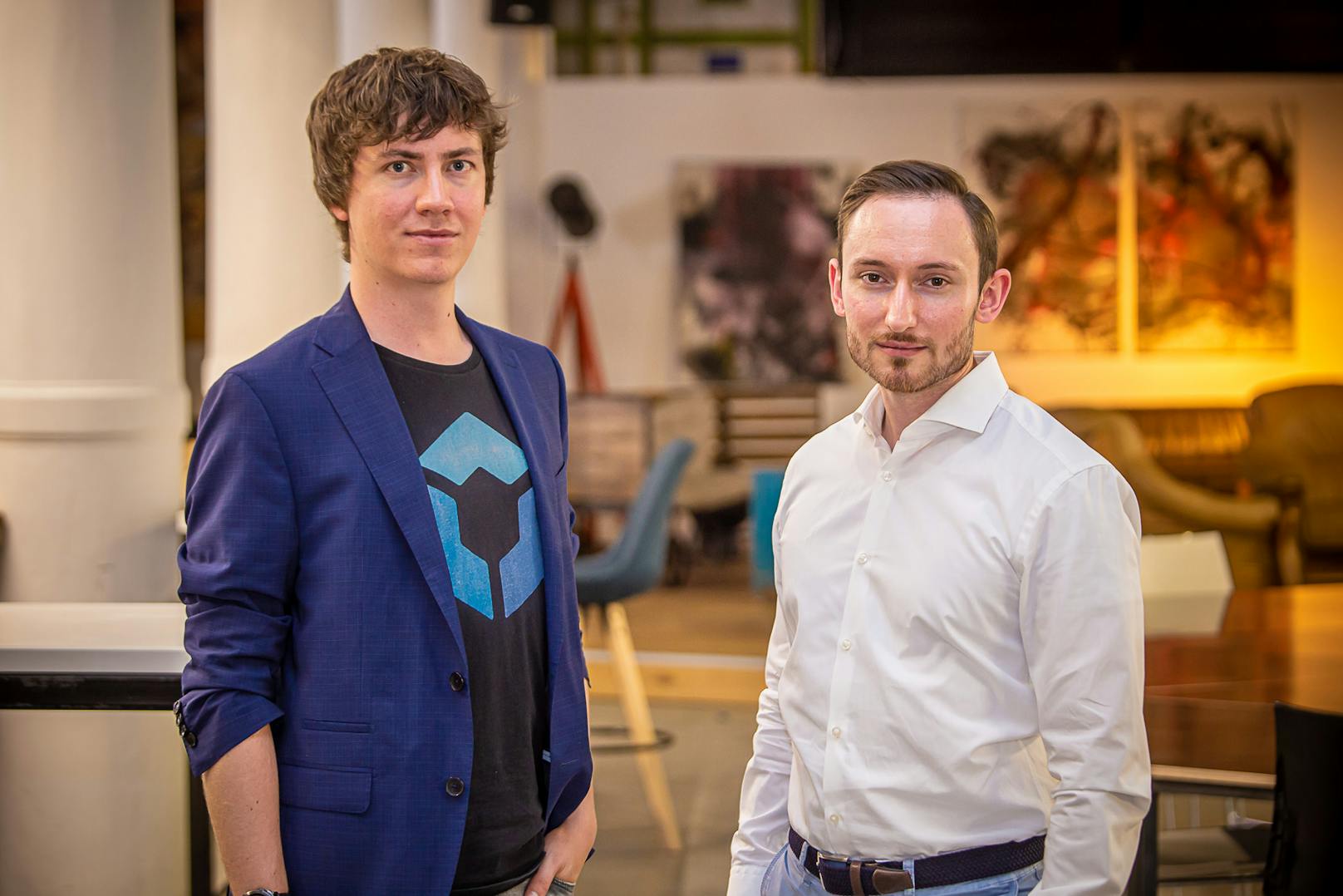 Florian Wimmer, Gründer und Geschäftsführer Blockpit und Klaus Himmer, Gründer und Geschäftsführer von CryptoTax.