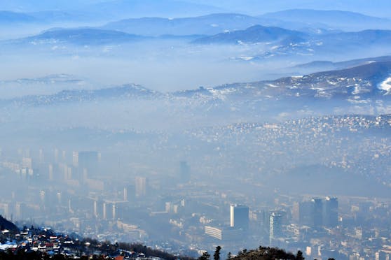 Für den EEA-Bericht wurden Daten zum Einfluss der Umwelt auf die Gesundheit der Europäer analysiert: Sarajevo, Hauptstadt von Bosnien und Herzegowina.