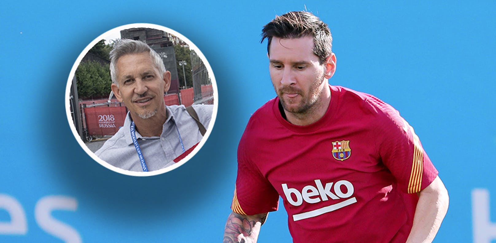 Gary Lineker hat eine humorvolle Theorie zum Wechsel-Theater rund um Lionel Messi. 