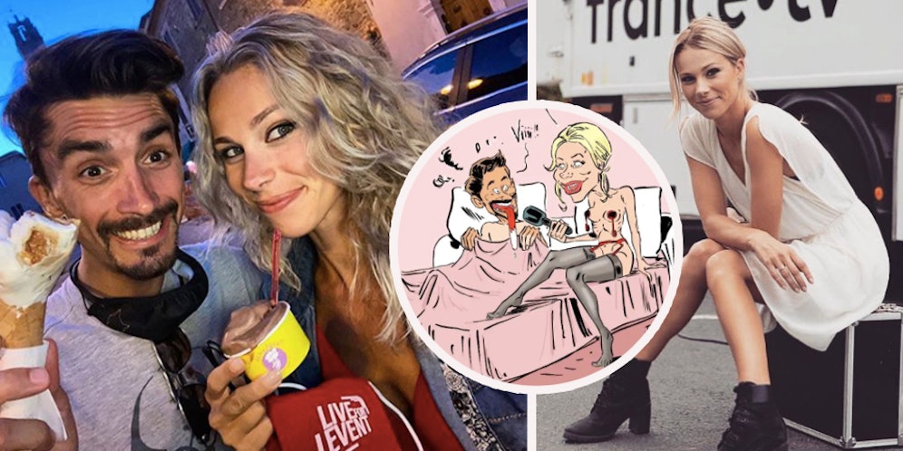 Aufregung um die Karikatur von TV-Star Marion Rousse.