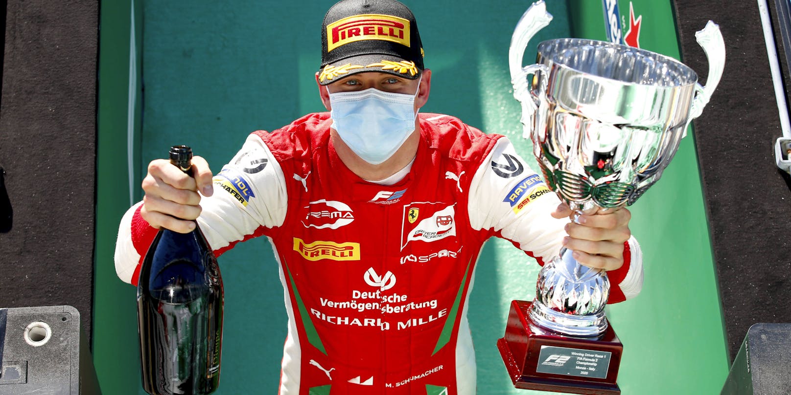 Mick Schumacher feierte in Monza seinen Premierensieg in der Formel 2.