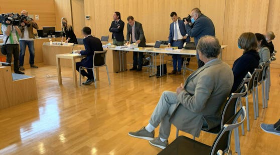 Angeklagte vor Gericht in Leoben