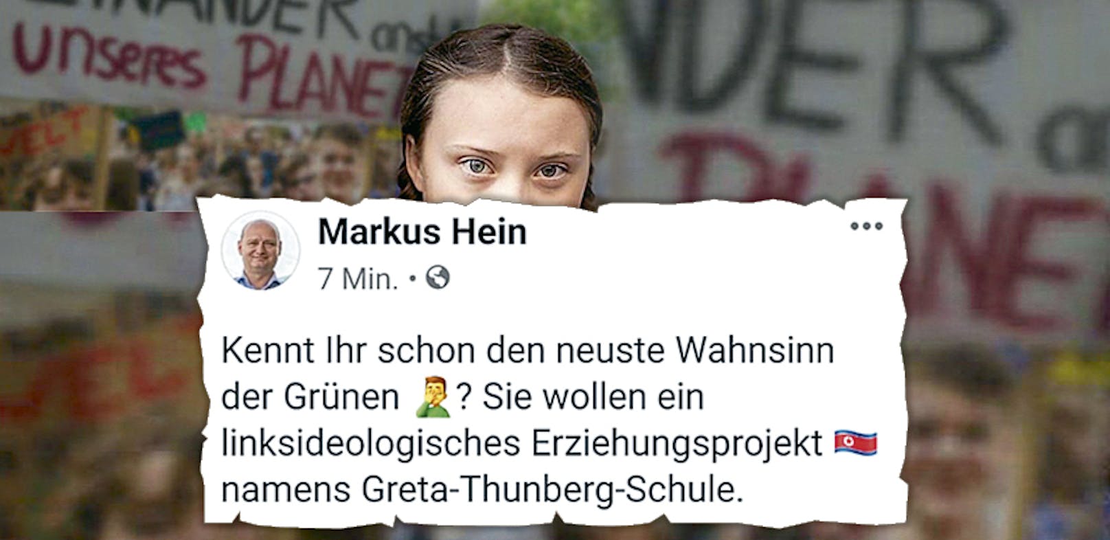 Markus Hein schieß auf Facebook gegen einen Vorschlag der Grünen.