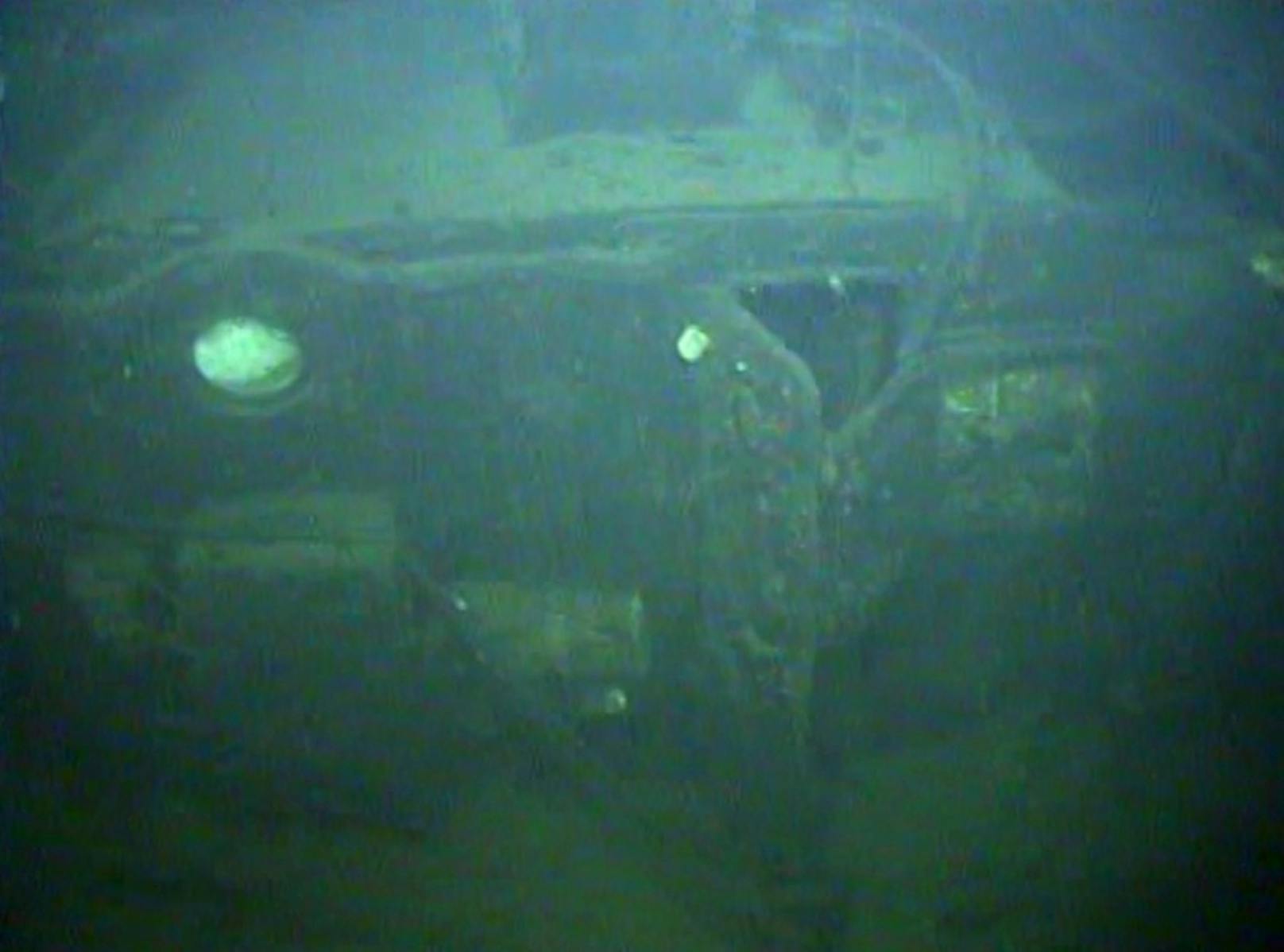 Bilder vom wiederentdeckten Wrack der "Karlsruhe". Sie wurde 13 nautische Meilen im April 1940 vor Kristiansand versenkt.