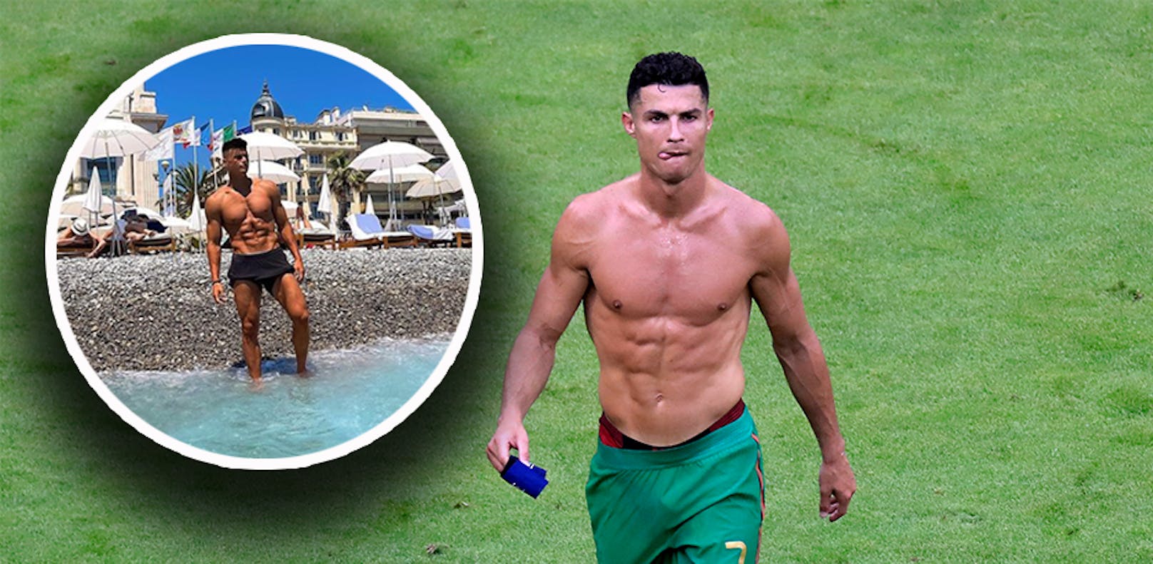 Flavius Daniliuc lässt Cristiano Ronaldo alt aussehen. 