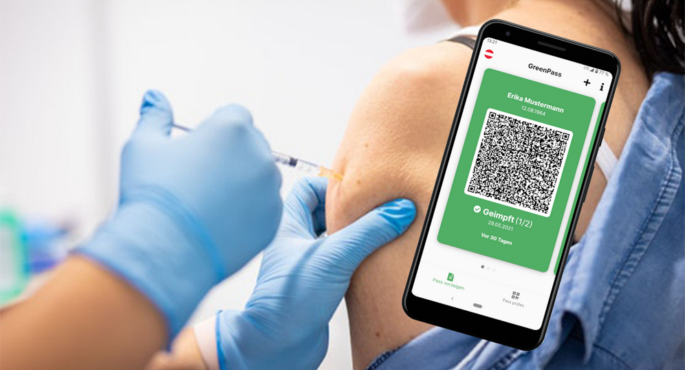 Tausende Impfzertifikate laufen ab&nbsp; - derzeit gilt der Grüne Pass noch unter anderem in Spitälern