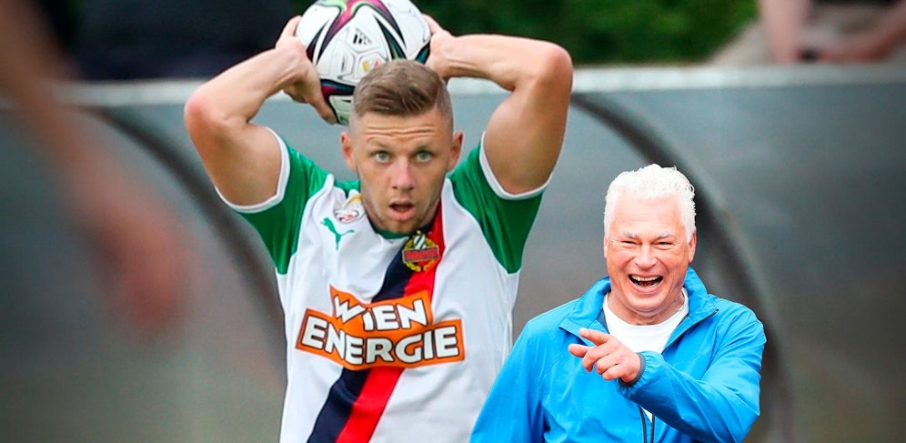 Polster heute im Cup gegen Rapid: 