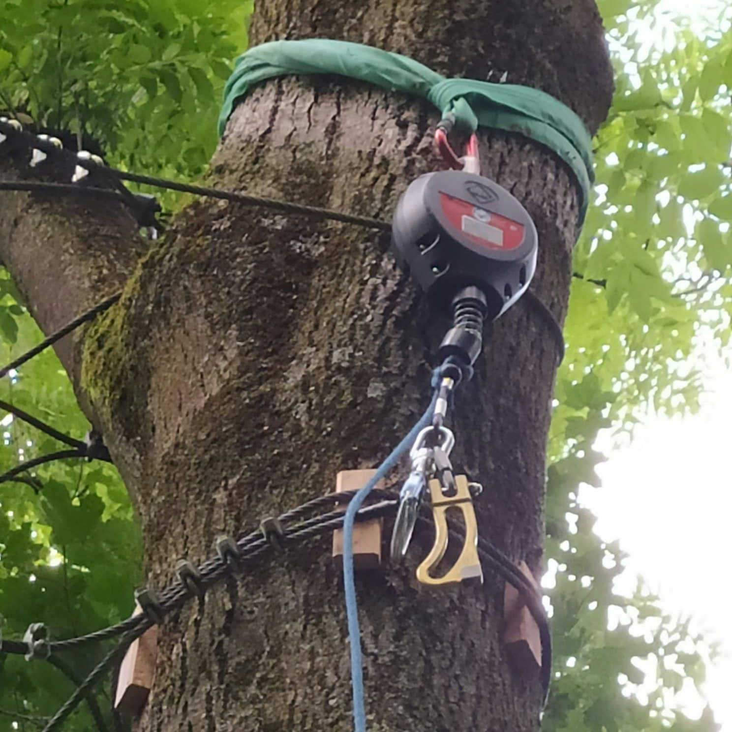 Diese Aufstiegssicherung entwendeten die Diebe.