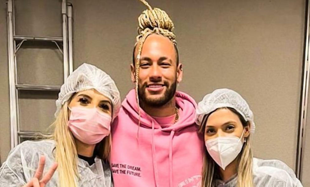 Neymar mit neuer Haarpracht