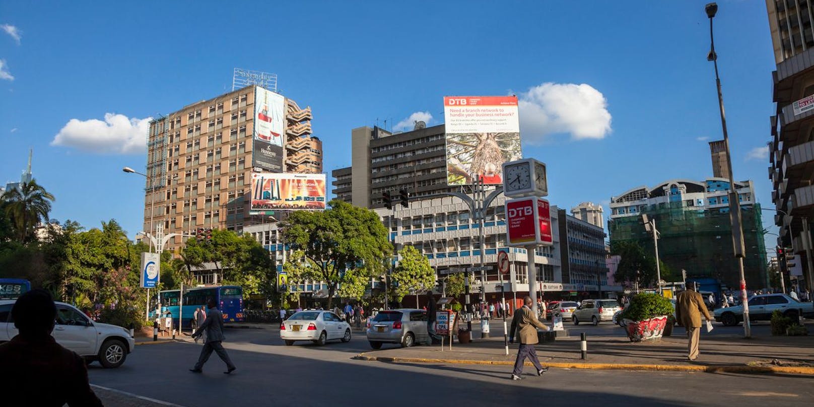 Eine Straße in Nairobi, Kenia (Symbolbild)