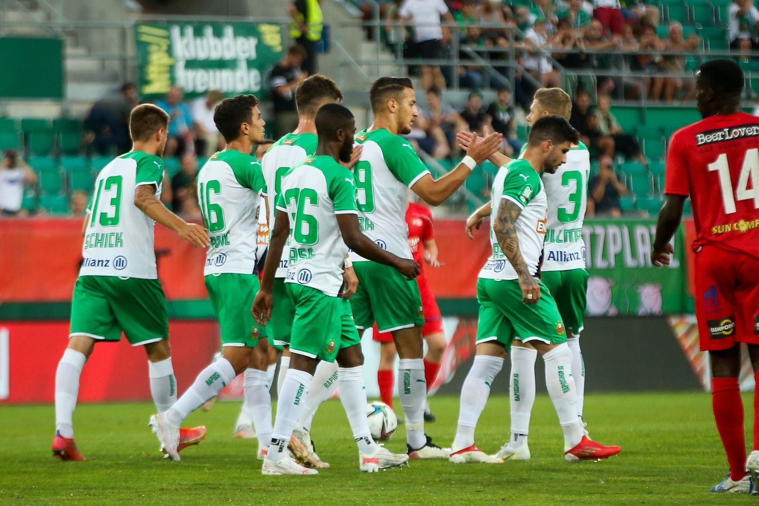 Rapid jubelt im ÖFB-Cup