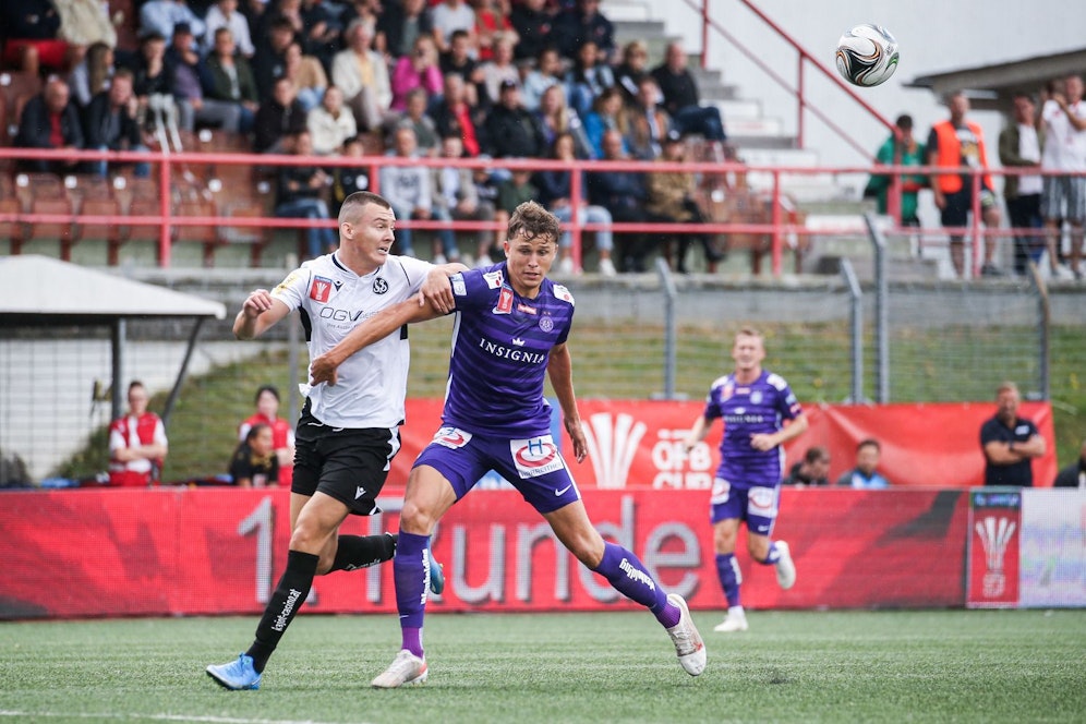 Austria Wien schlägt Spittal/Drau. 