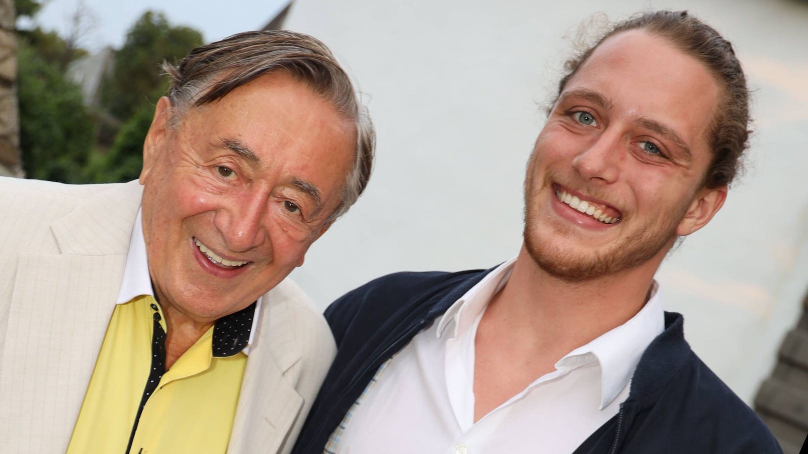 Richard Lugner mit Enkel Florian