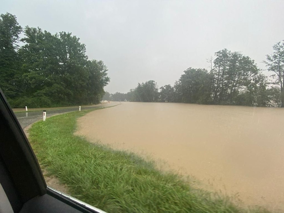 Wassermassen in Waidhofen an der Ybbs