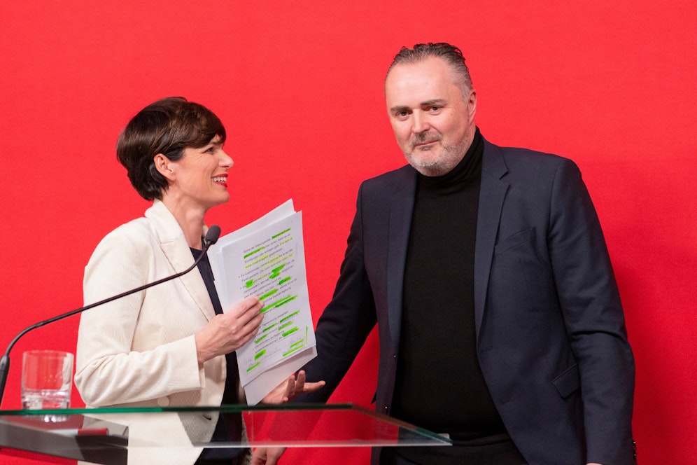 SP-Chefin Pamela Rendi-Wagner, Landeschef Hans Peter Doskozil