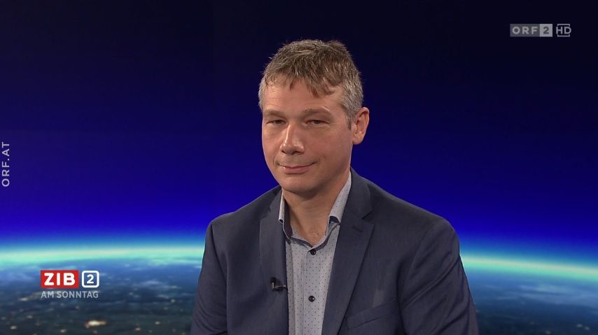 Klimaforscher Marc Olefs in der ZiB2 am Sonntag (18.07.2021).
