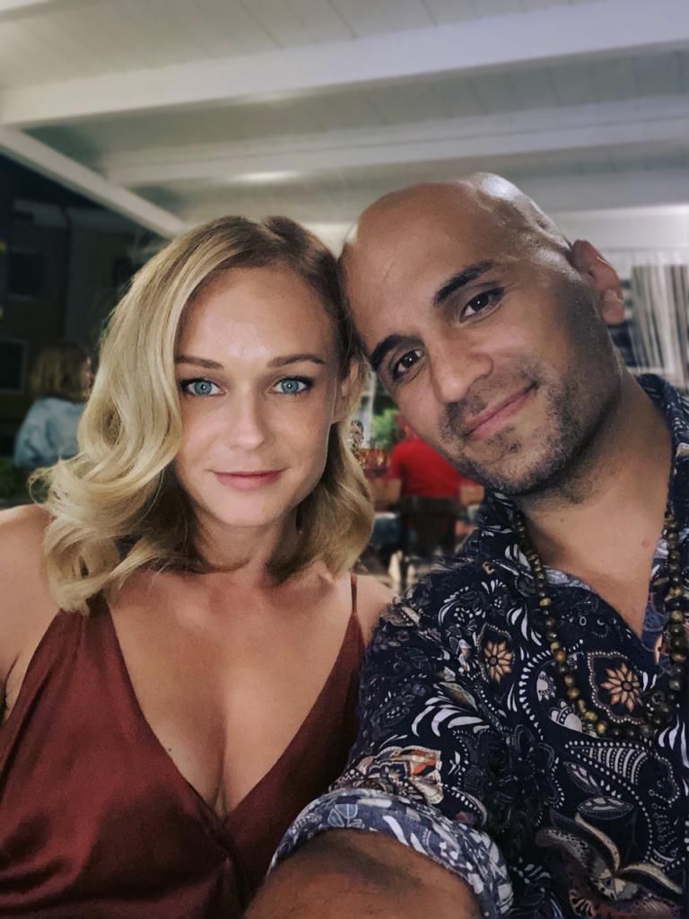 Melanie Binder mit ihrem Sänger Eric Papilaya