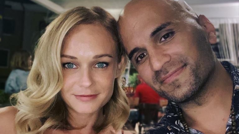 Melanie Binder mit ihrem Sänger Eric Papilaya