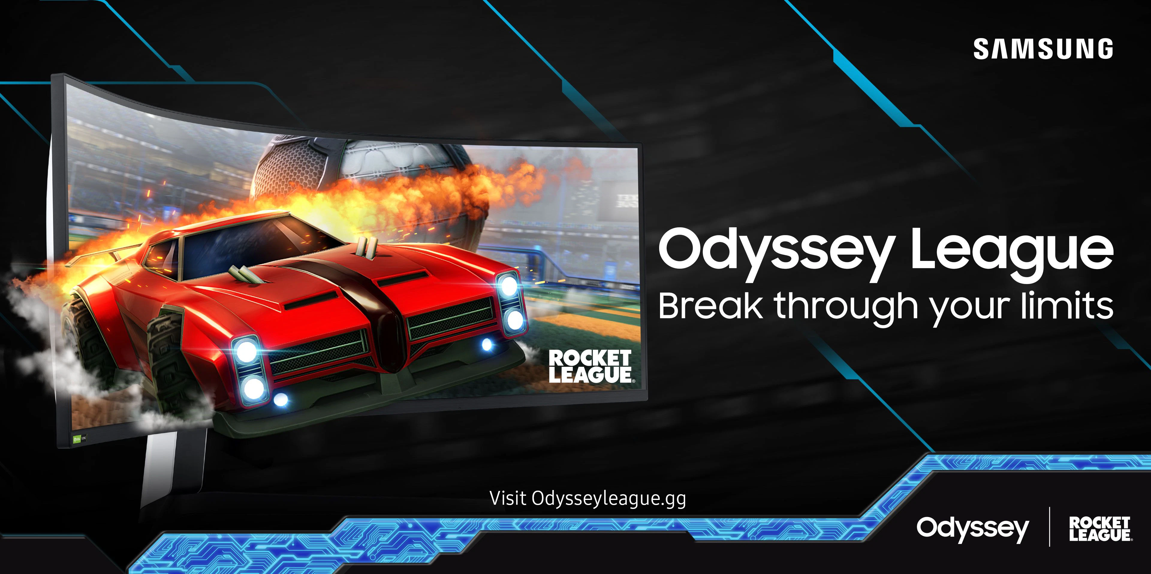 "Rocket League" – die Samsung Odyssey League ist zurück.