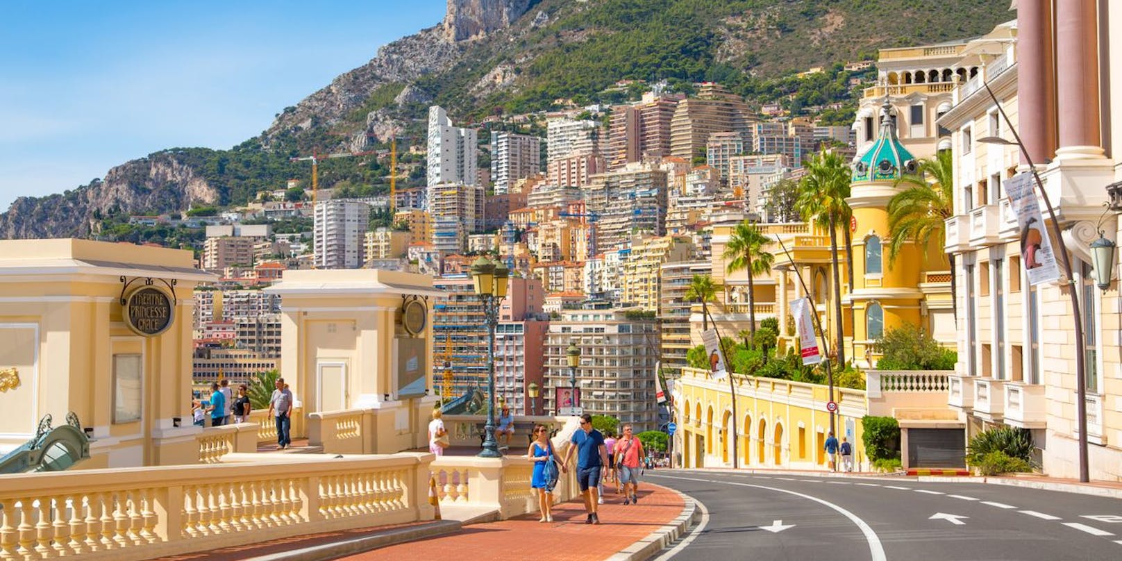 Eine Straße in Monaco, Monte Carlo