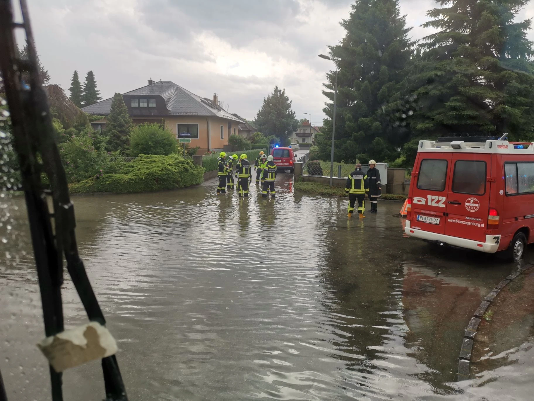 Feuerwehr im Unwettereinsatz