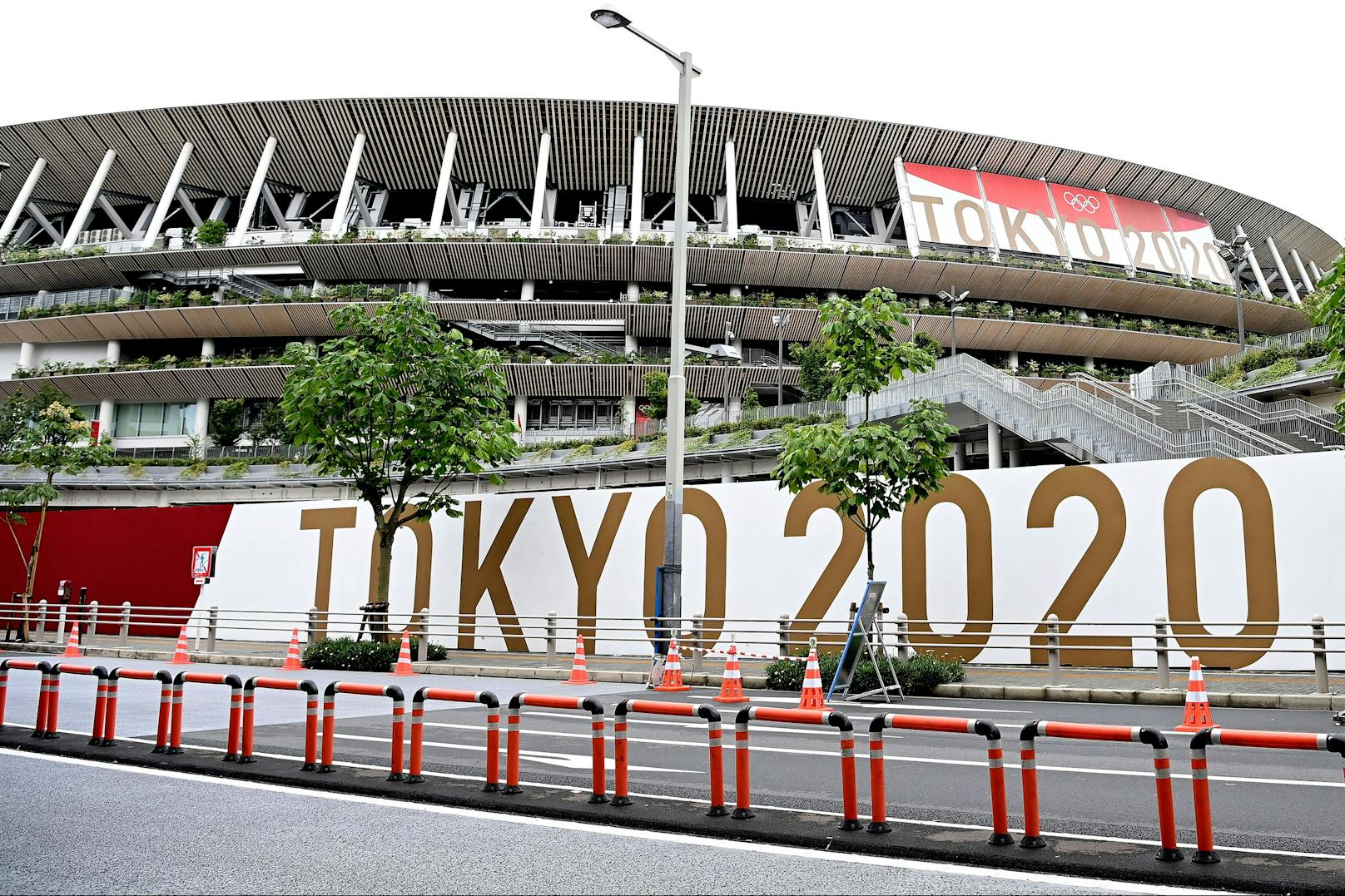 Das Olympia-Stadion in Tokio