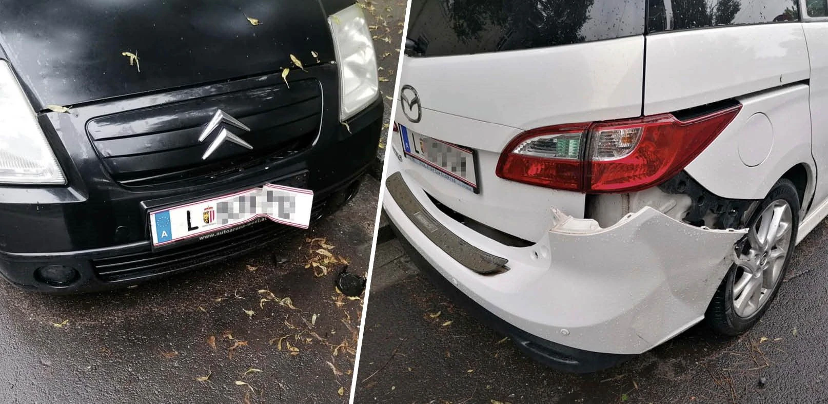 Der Alkolenker demolierte sechs Autos.