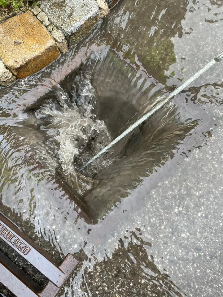 Der Starkregen führte zu Überflutungen.