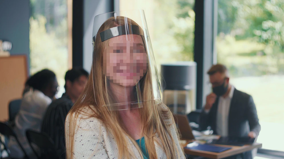 28-jährige Lehrerin trug Face-Shield, verweigerte Masken.
