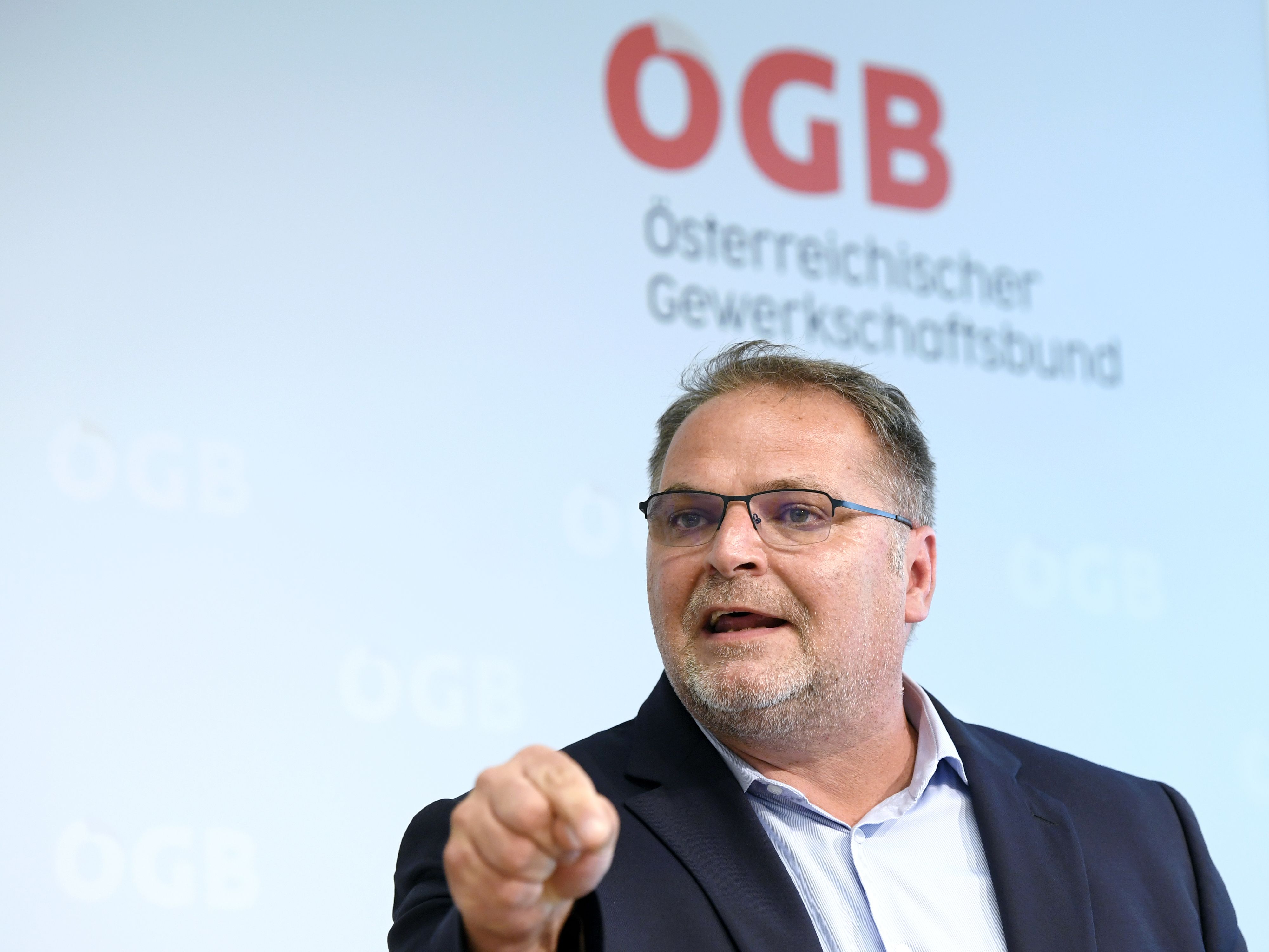 Der Leitende Sekretär des ÖGB Willi Mernyi