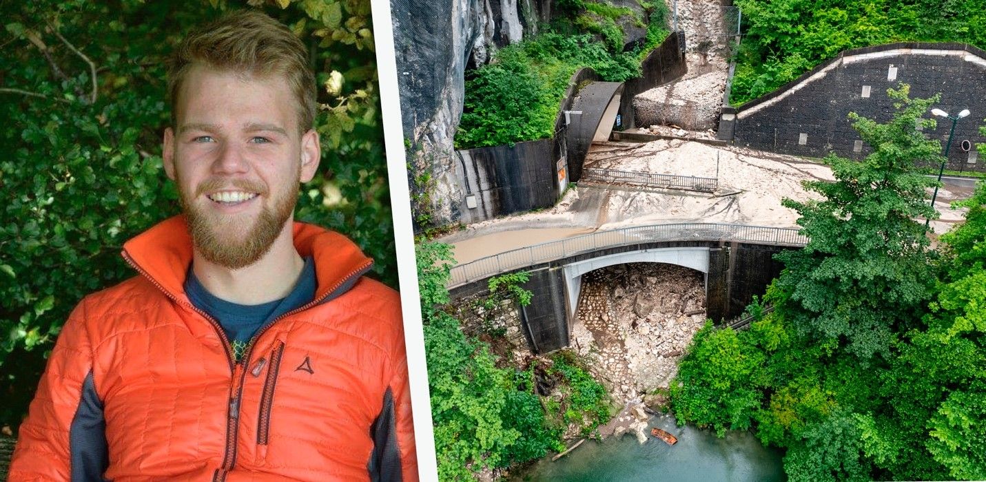 Felix Reiter war nur einen Tag nach seiner Verletzung schon wieder auf dem Berg.