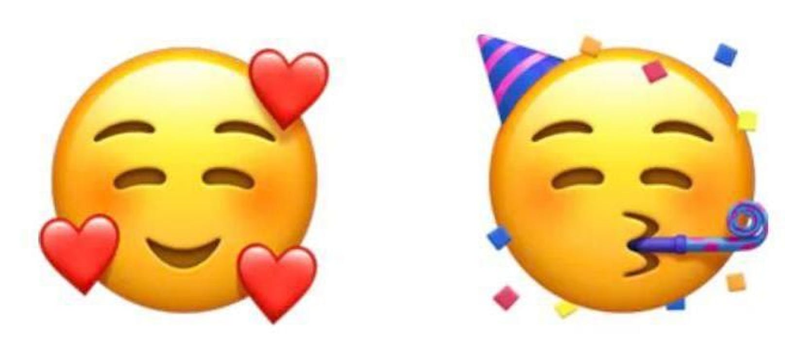 Auch wenig Missverständnisse gibt es bei diesen beiden Emojis. Sie werden von allen Personen als positiv eingestuft.