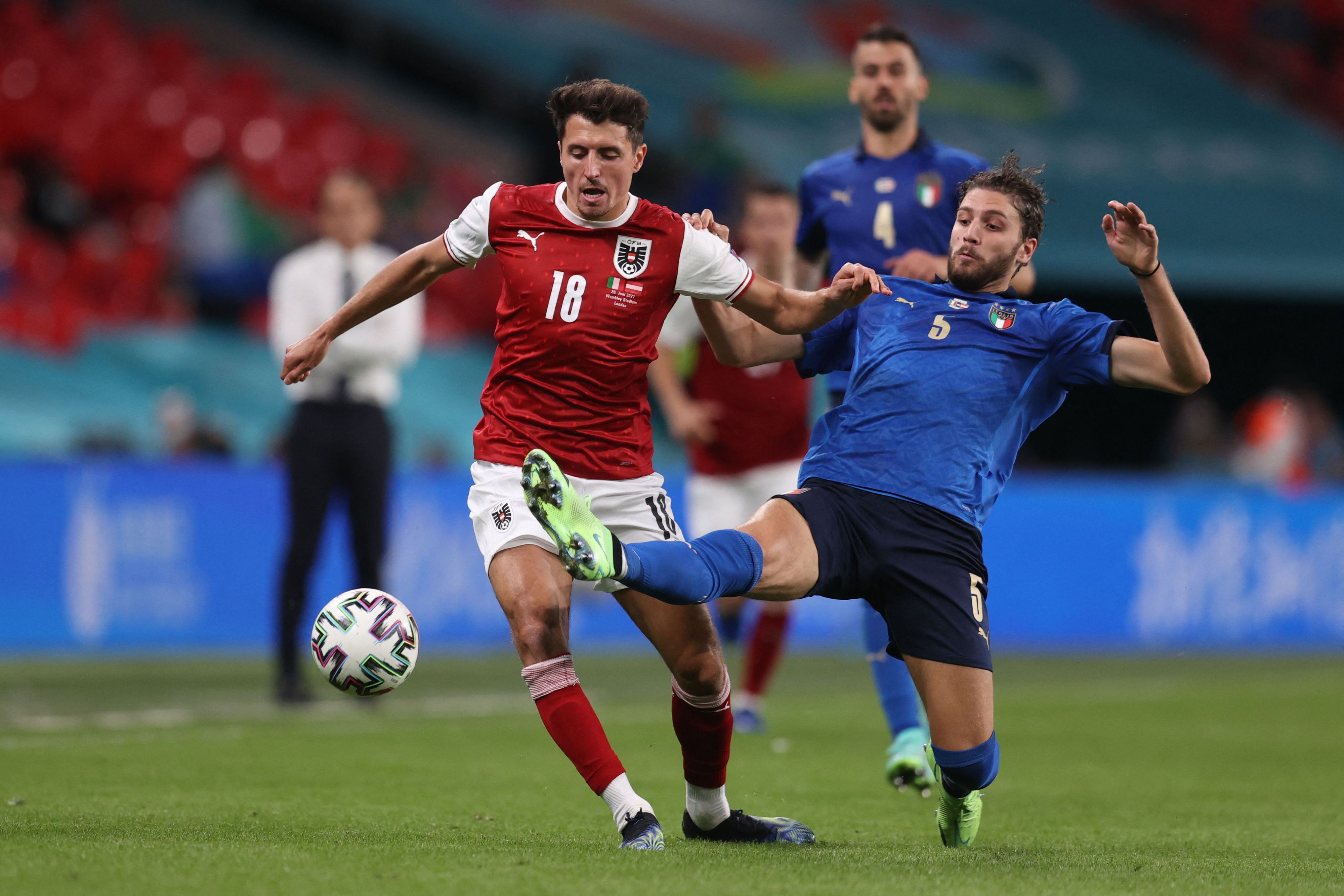 Alessandro Schöpf im EM-Achtelfinale gegen Italien.