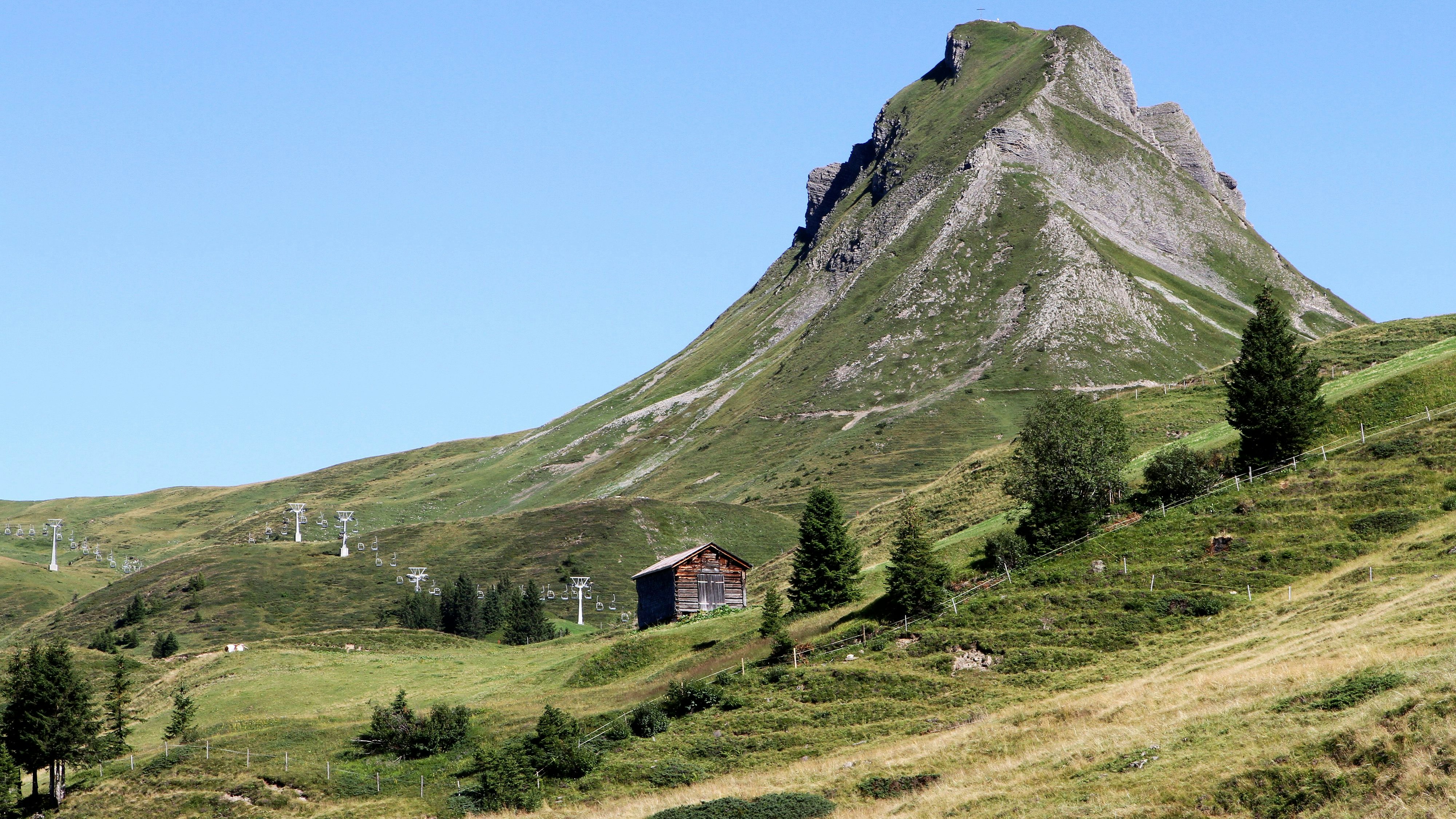 Die Mittagsspitze in Damüls.